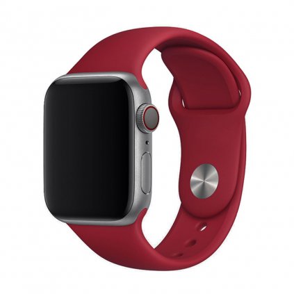 Jednofarebný remienok na Apple Watch - Maroon