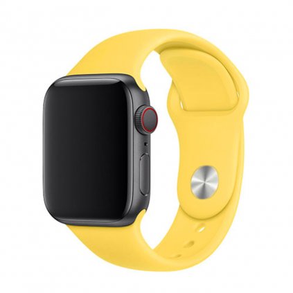 Jednofarebný remienok na Apple Watch - Žltý
