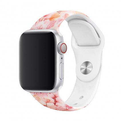 Remienok s potlačou na Apple Watch -  Kvetinkový