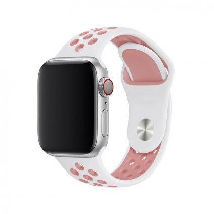Športový remienok na Apple Watch - Bieloružový