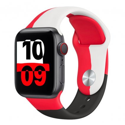 Farebný remienok na Apple Watch - Flamenco