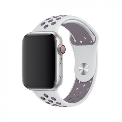 Športový remienok na Apple Watch - Biela levanduľa