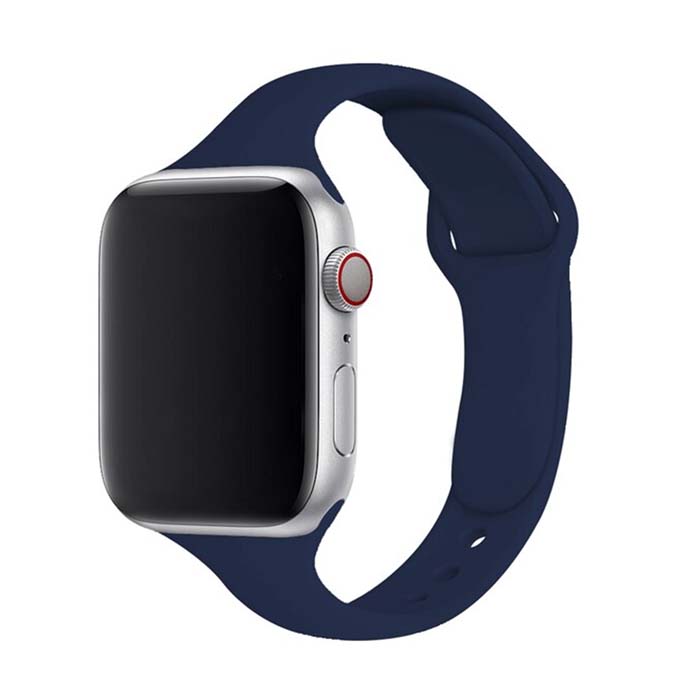 Dámsky jednofarebný remienok na Apple Watch - Midnight Blue Farba: Tmavo modrá, Obvod: S-M (menší až stredný obvod zápästia), Veľkosť: 42/44/45/49mm