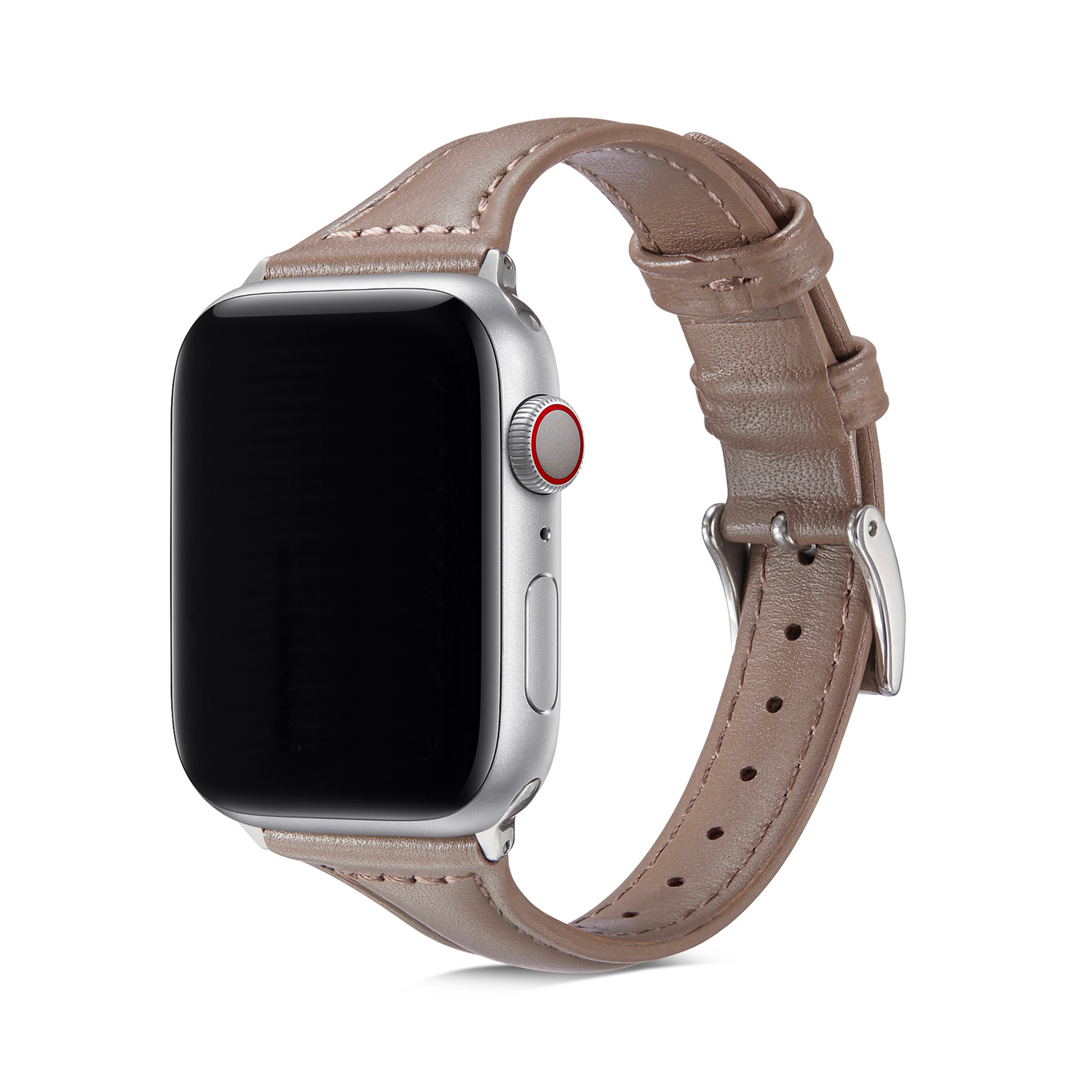Dámsky kožený remienok na Apple Watch - Hnedá Farba: Tmavo hnedá, Veľkosť: 38/40/41mm