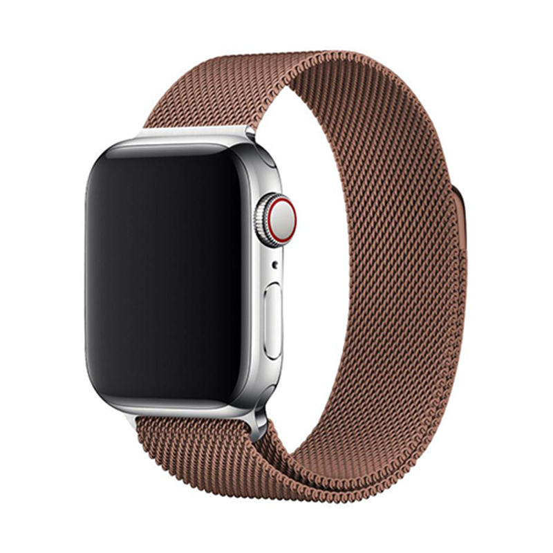Marvelli - Elegantný remienok na Apple Watch v milánskom štýle - Coffee Farba: Coffee, Veľkosť: 42/44/45/49mm