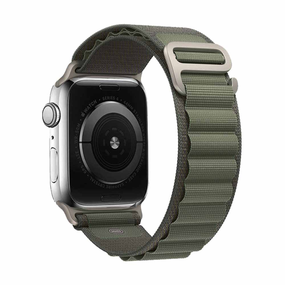Nylonový remienok alpský ťah na Apple Watch - Khaki Farba: Khaki, Veľkosť: 38/40/41mm