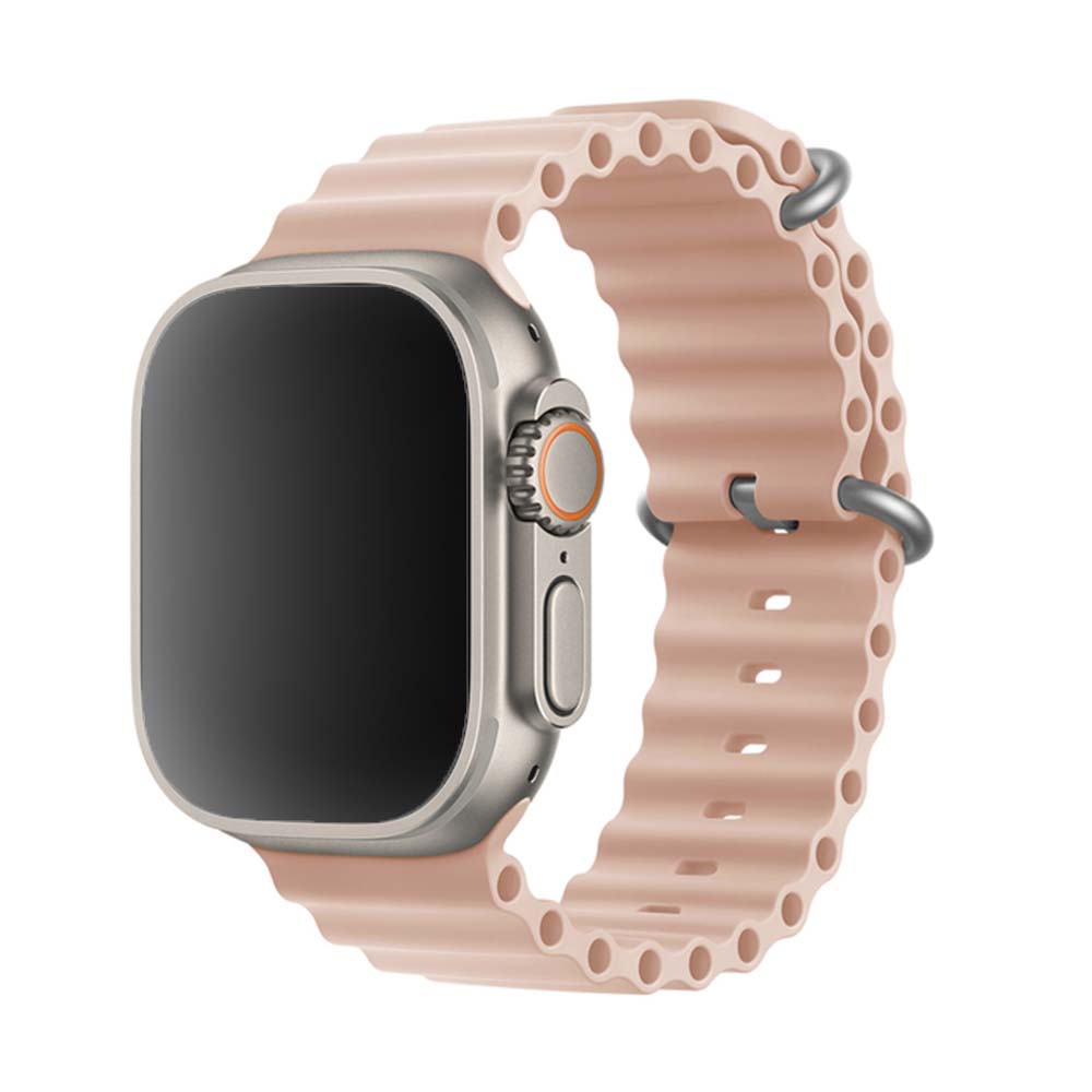 Vrúbkovaný remienok pre Apple Watch - Pink Sand Farba: Pink Sand, Veľkosť: 38/40/41mm