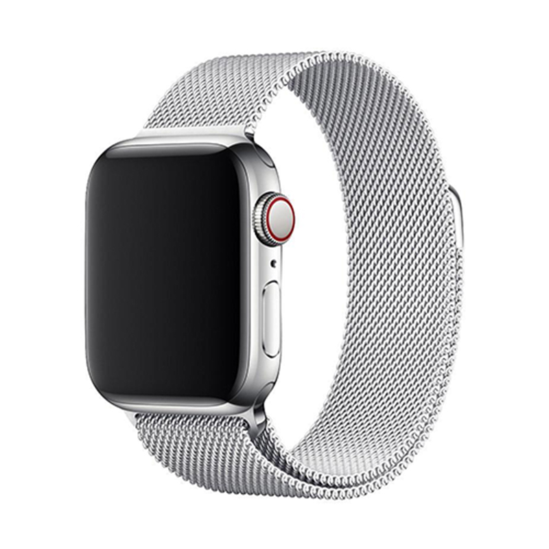Marvelli - Elegantný remienok na Apple Watch v milánskom štýle - Strieborný Farba: Strieborná, Veľkosť: 42/44/45/49mm