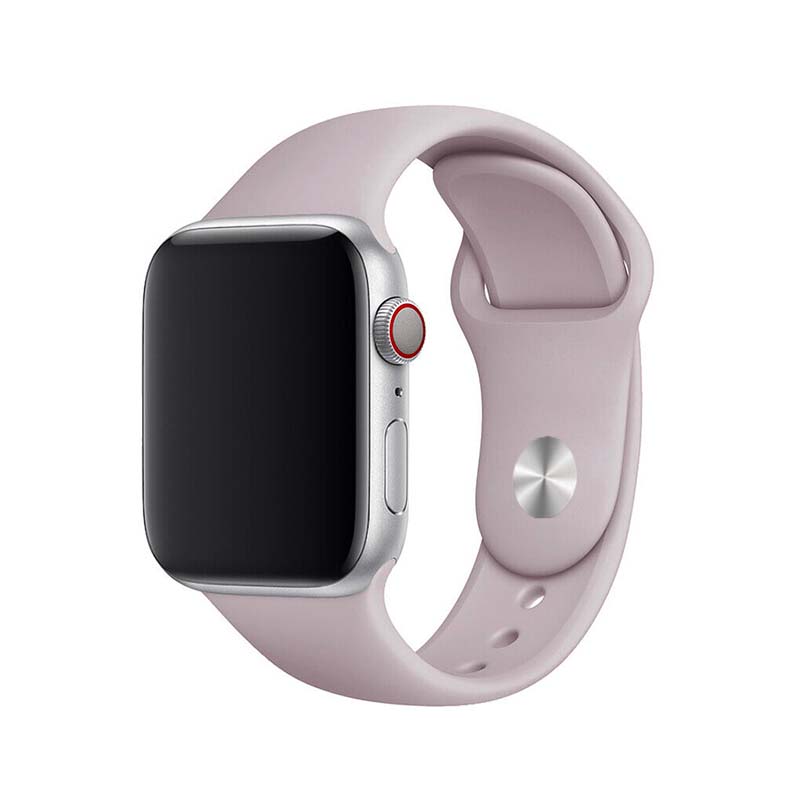 Jednofarebný remienok na Apple Watch - Levanduľa Farba: Fialová, Obvod: M-L (stredný až väčší obvod zápästia), Veľkosť: 42/44/45/49mm
