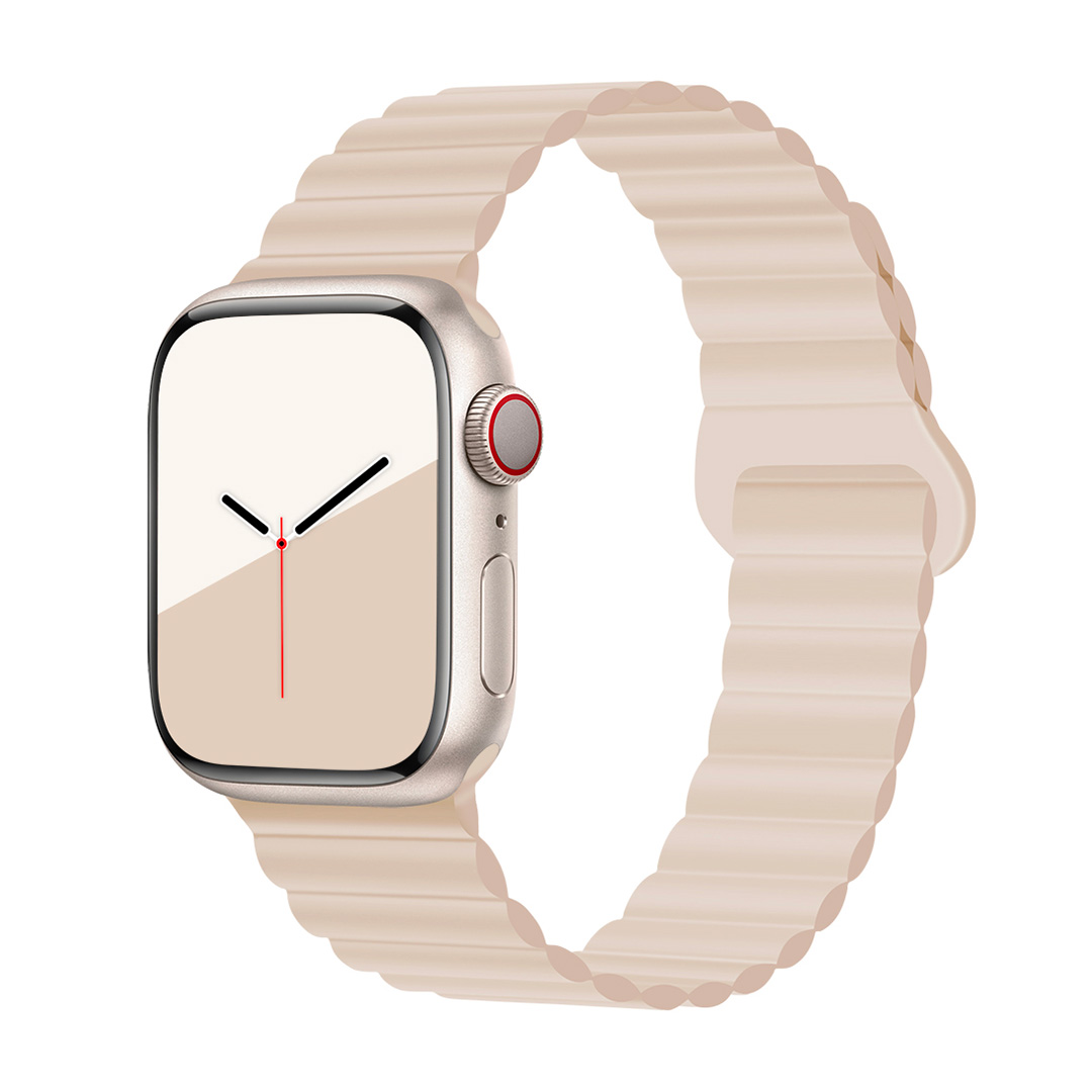 Štýlový remienok s magnetom na Apple Watch - Starlight Farba: Béžová, Veľkosť: 38/40/41mm