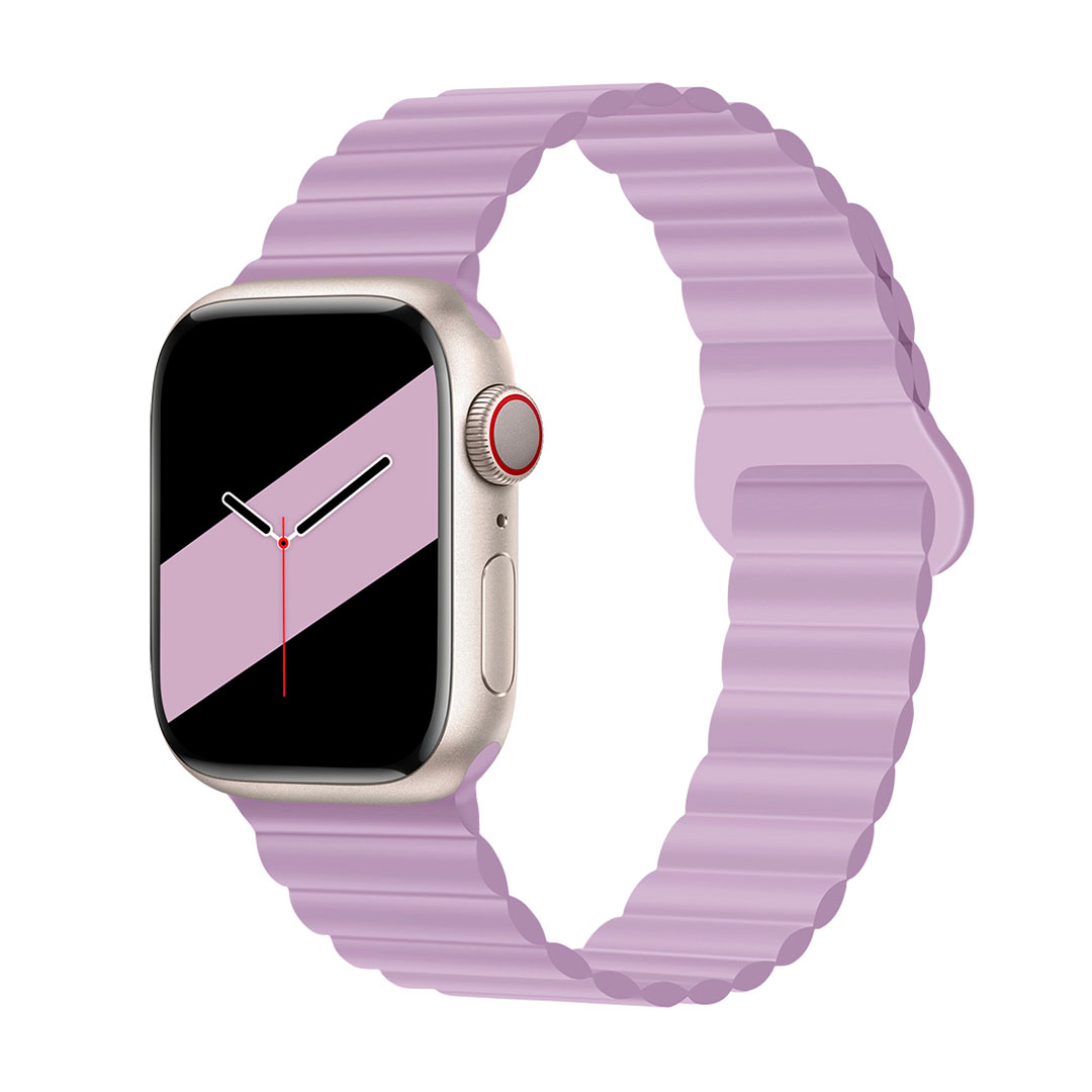 Štýlový remienok s magnetom na Apple Watch - Fialový Farba: Fialová, Veľkosť: 38/40/41mm