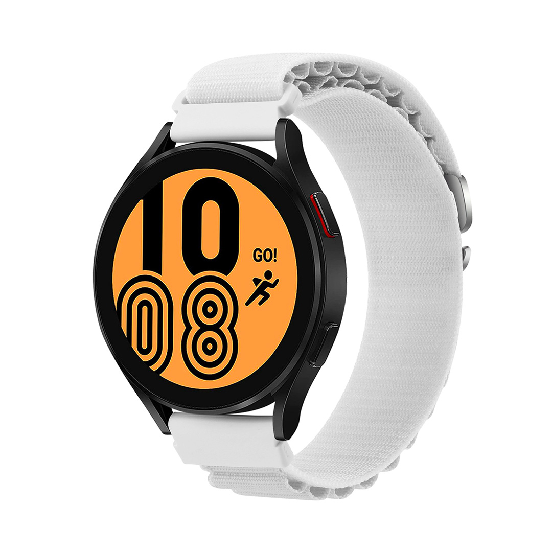 Alpský remienok na smart hodinky 20mm Farba: Biela, Veľkosť: 20mm