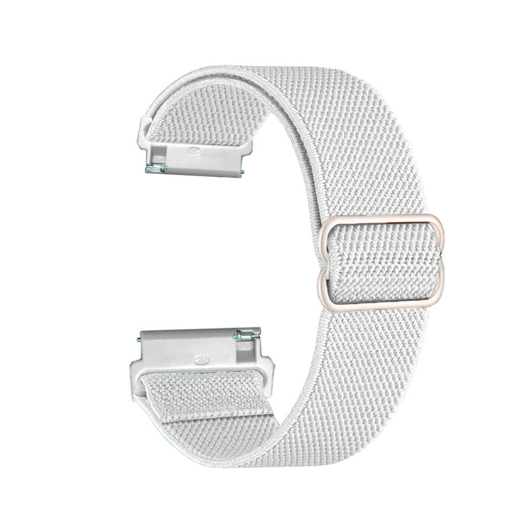 Nastavitelný nylonový remienok na smart hodinky 20mm Farba: Biela, Veľkosť: 20mm