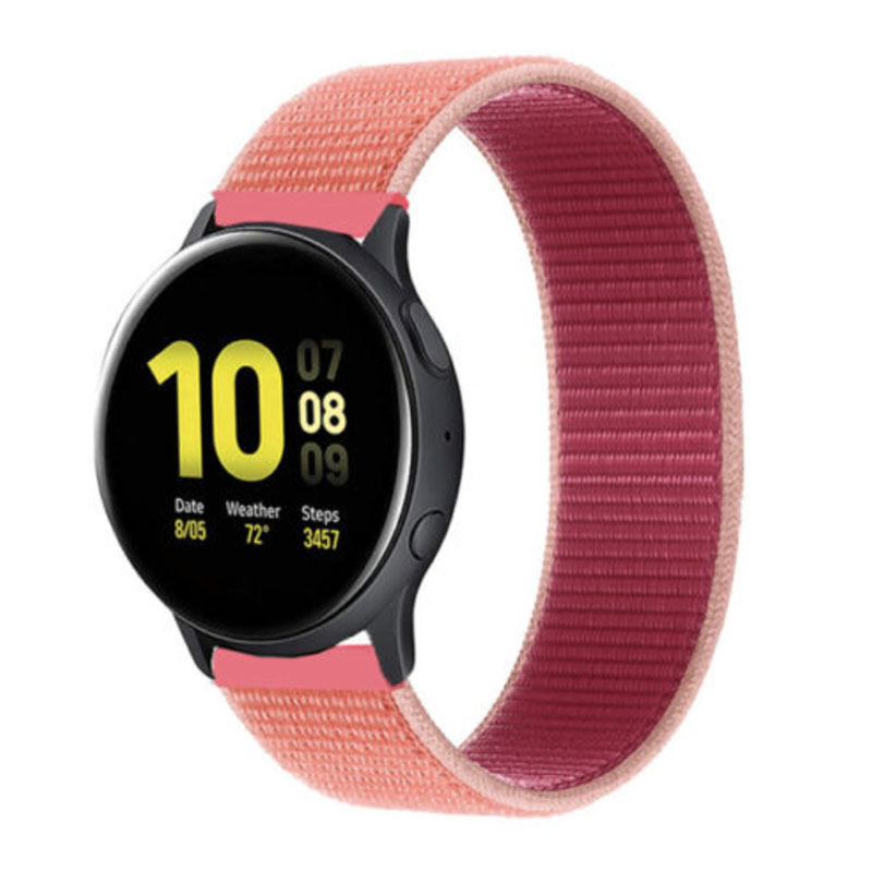 Nylonový remienok na smart hodinky 20mm Farba: Granátové jablko, Veľkosť: 20mm