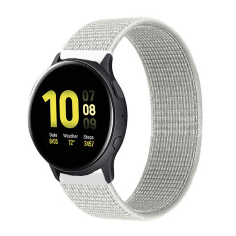 Nylonový remienok na smart hodinky 20mm Farba: Biela, Veľkosť: 20mm