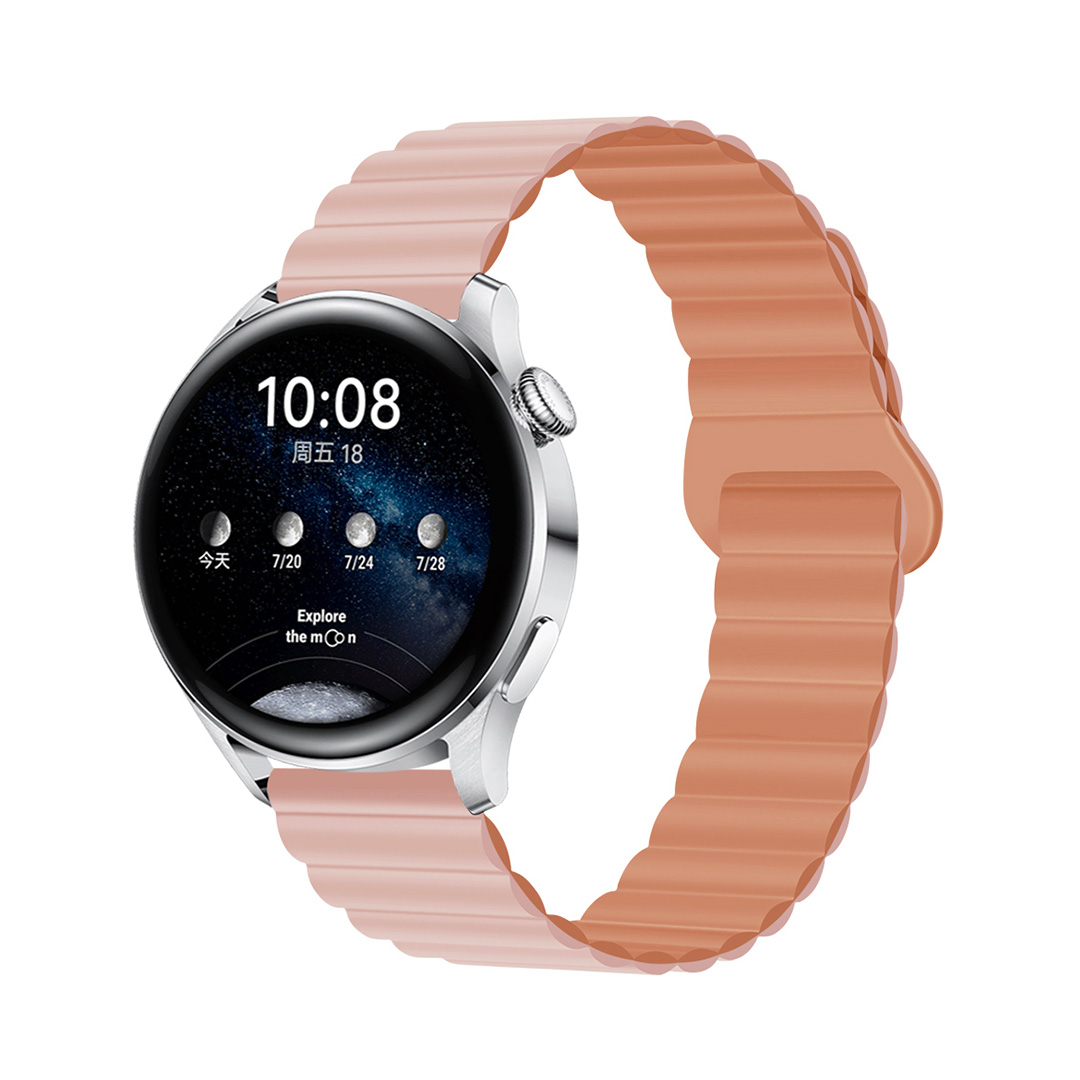 Štýlový remienok s magnetom na smart hodinky 20mm Farba: Pink Sand, Veľkosť: 20mm