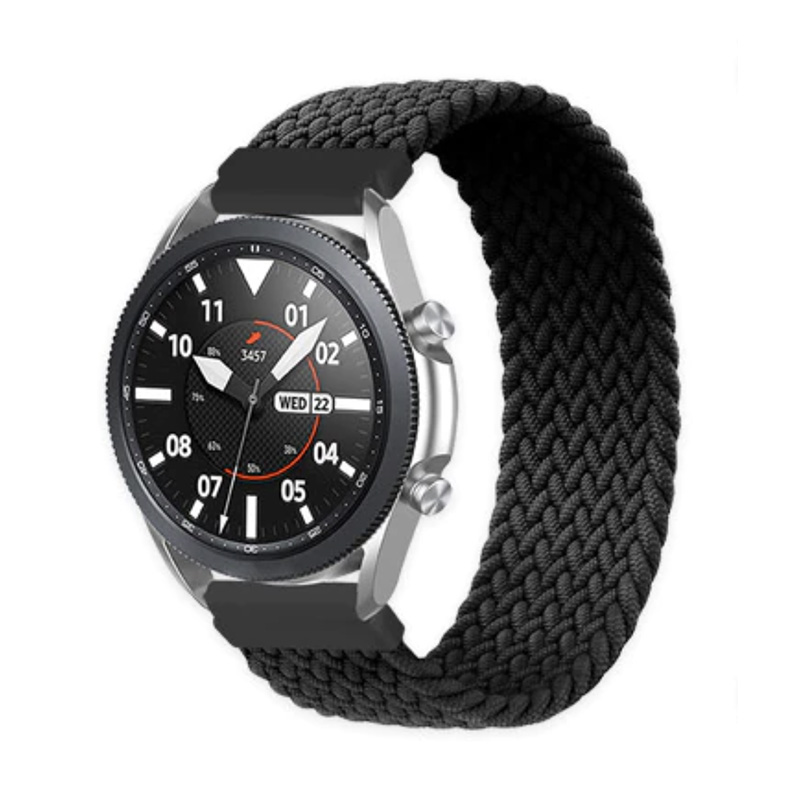 Pletený navliekací remienok na smart hodinky 22mm vel. M/L Farba: Béžová, Obvod: M-L (stredný až väčší obvod zápästia), Veľkosť: 22mm