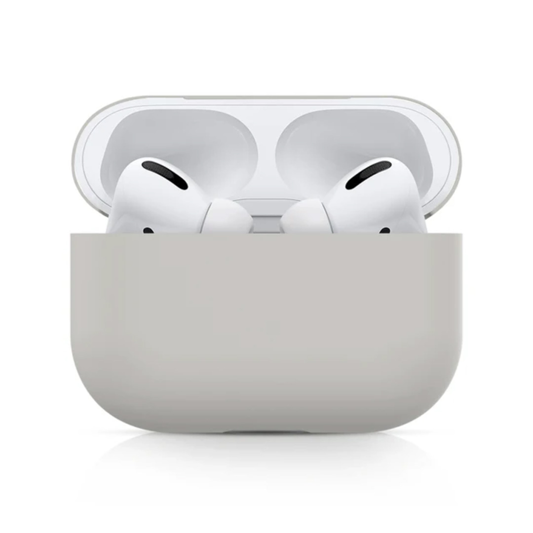 E-shop Silikónový obal na AirPods Pro - Béžový