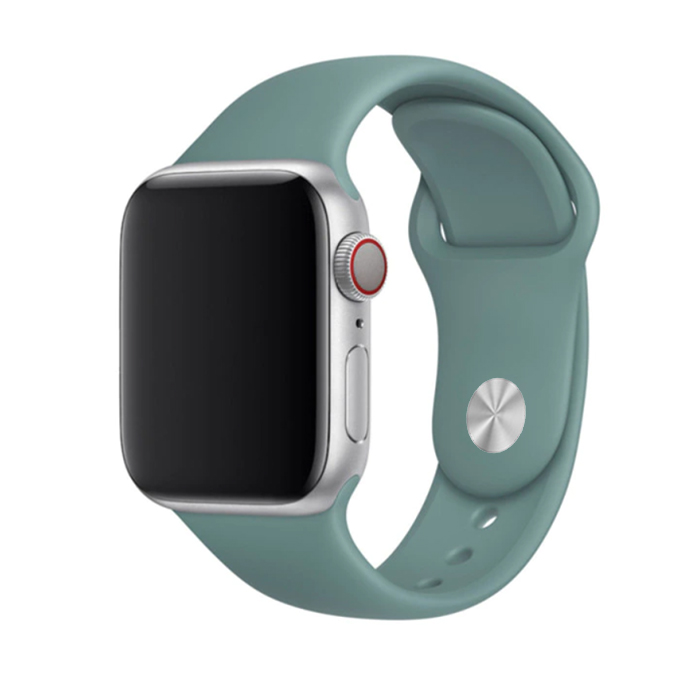 Jednofarebný remienok na Apple Watch - Kaktus Farba: Kaktus, Obvod: S-M (menší až stredný obvod zápästia), Veľkosť: 38/40/41mm