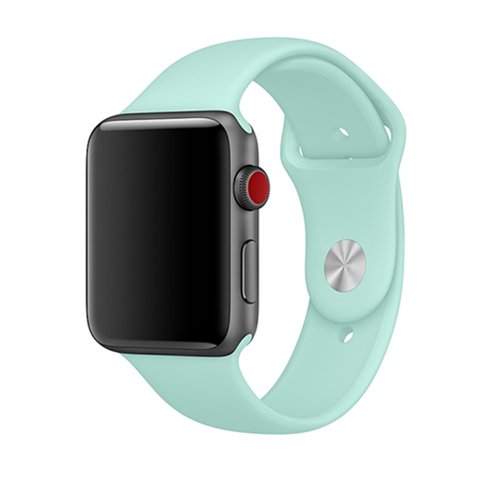 Jednofarebný remienok na Apple Watch - Marine green Farba: Marine Green, Obvod: S-M (menší až stredný obvod zápästia), Veľkosť: 38/40/41mm