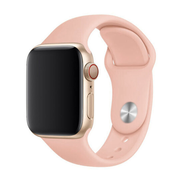 Jednofarebný remienok na Apple Watch - Pink Farba: Ružová, Obvod: M-L (stredný až väčší obvod zápästia), Veľkosť: 38/40/41mm