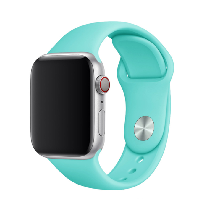 Jednofarebný remienok na Apple Watch - Tyrkysový Farba: Tyrkysová, Obvod: S-M (menší až stredný obvod zápästia), Veľkosť: 38/40/41mm