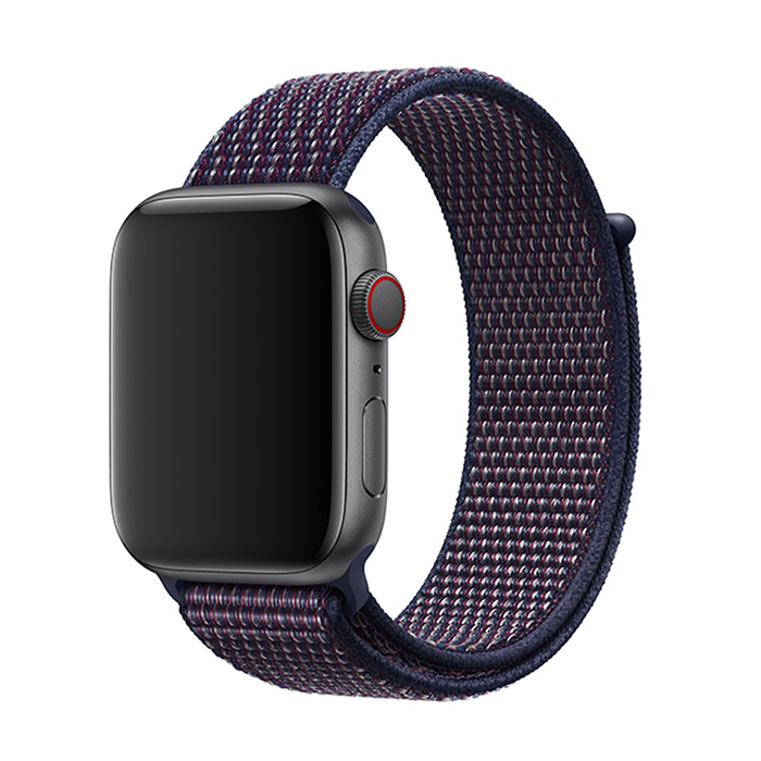 Nylonový remienok na Apple Watch - Indigo Farba: Indigo, Veľkosť: 38/40/41mm