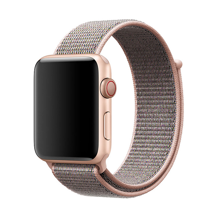 Nylonový remienok na Apple Watch - Pink Sand Farba: Ružová, Veľkosť: 42/44/45/49mm