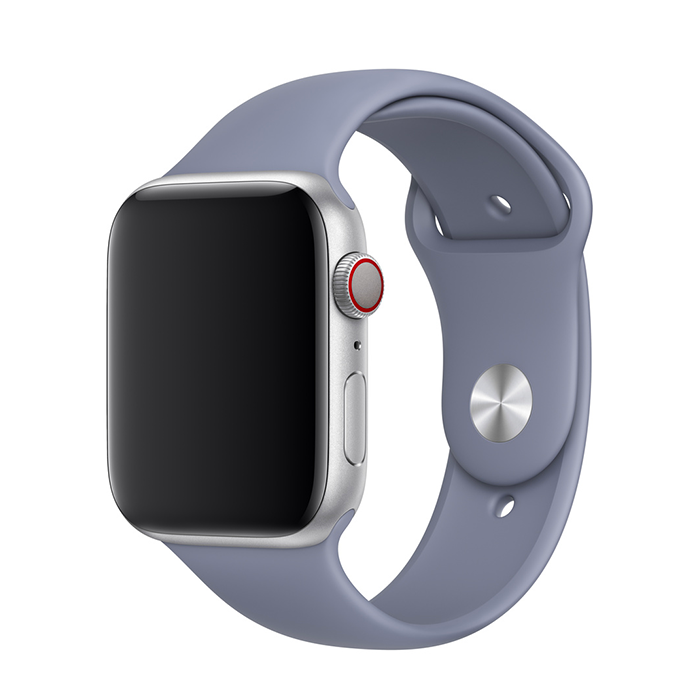 Jednofarebný remienok na Apple Watch - Levandulovo-šedý Farba: Vesmírne-šedá, Obvod: S-M (menší až stredný obvod zápästia), Veľkosť: 38/40/41mm