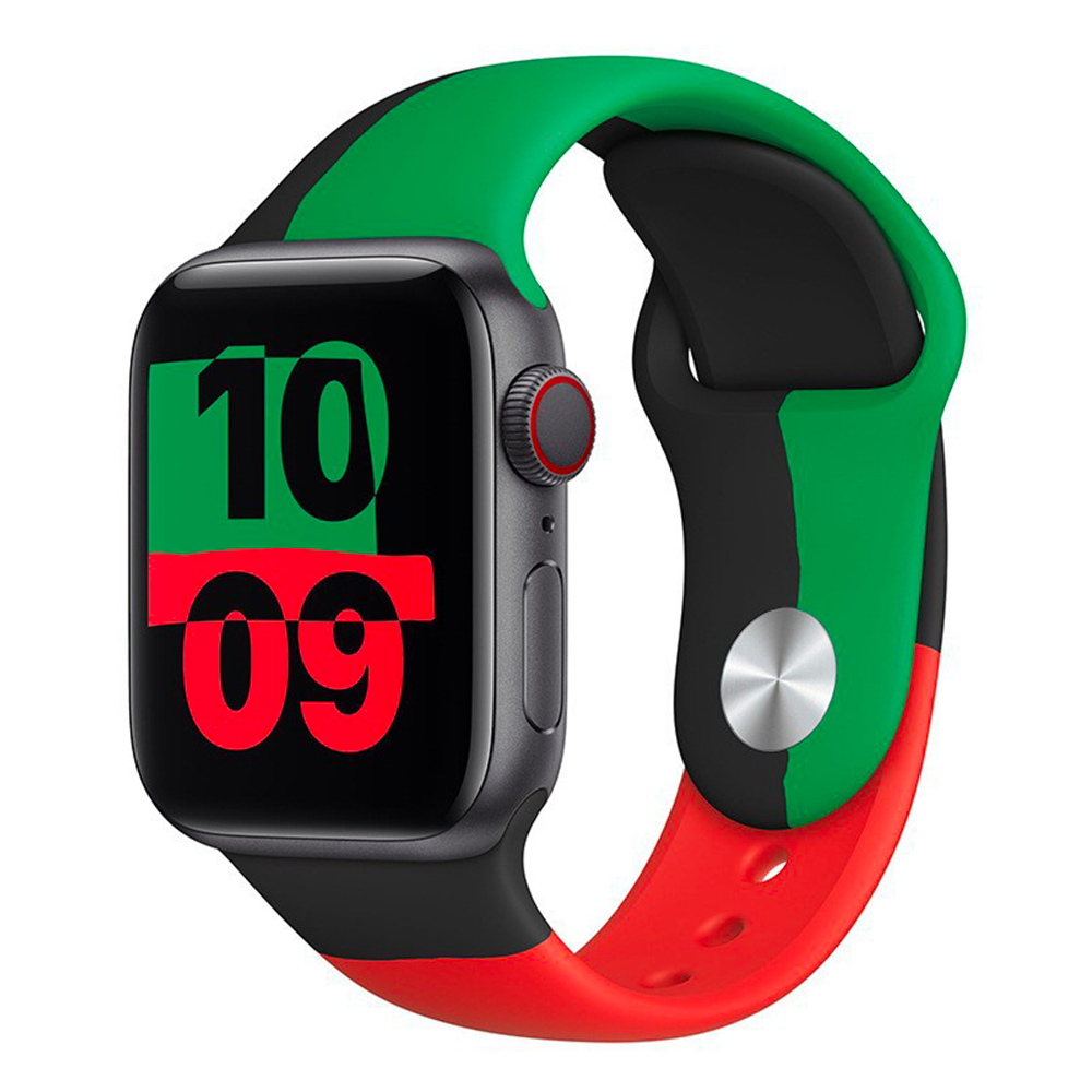 Farebný remienok na Apple Watch - Tango Farba: Červená, Obvod: M-L (stredný až väčší obvod zápästia), Veľkosť: 38/40/41mm