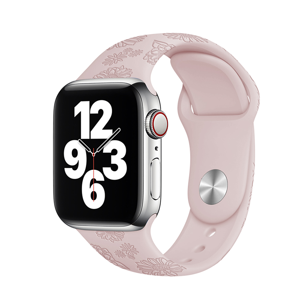 Letný remienok na Apple Watch - Ružová slnečnica Farba: Ružová, Obvod: M-L (stredný až väčší obvod zápästia), Veľkosť: 42/44/45/49mm