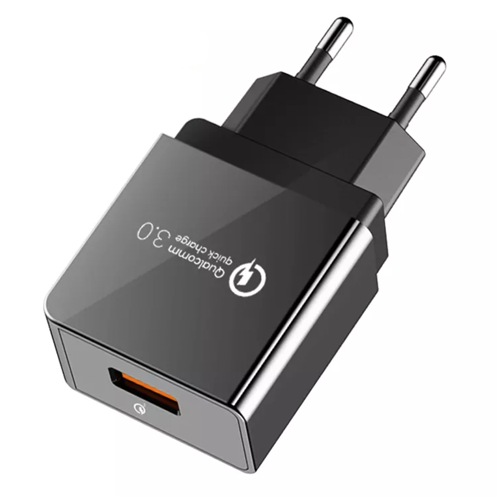 Nabíjací Adaptér 18W - USB-A - Čierny