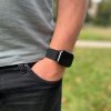 Marvelli - Nastavitelný nylonový remienok na Apple Watch - Černý