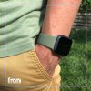 Marvelli - Jednofarebný remienok na Apple Watch - Khaki