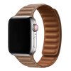 Kožený remienok s magnetom na Apple Watch - Hnedý