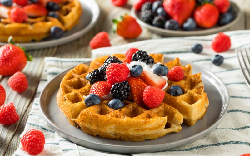 Proteínové wafle s múkou ale aj bez múky