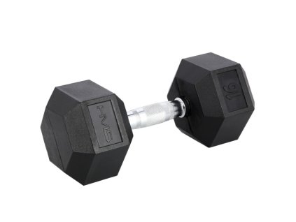 Černá hexagonální jednoručka HMS 16 kg