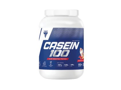 Trec Casein 100 600g s příchutí jahoda-banán