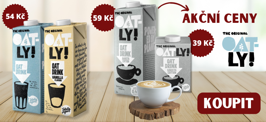 OATLY rostlinná mléka