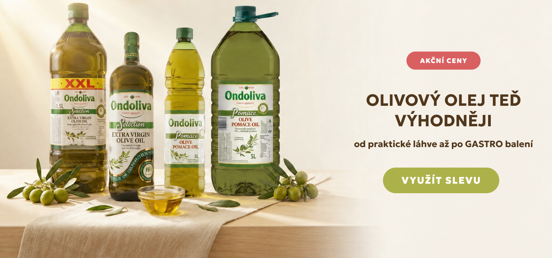ONDOLIVA banner - akce