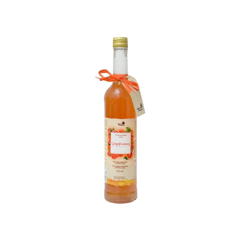 11574 1 naturprodukt sirup grapefruitovy 500 ml