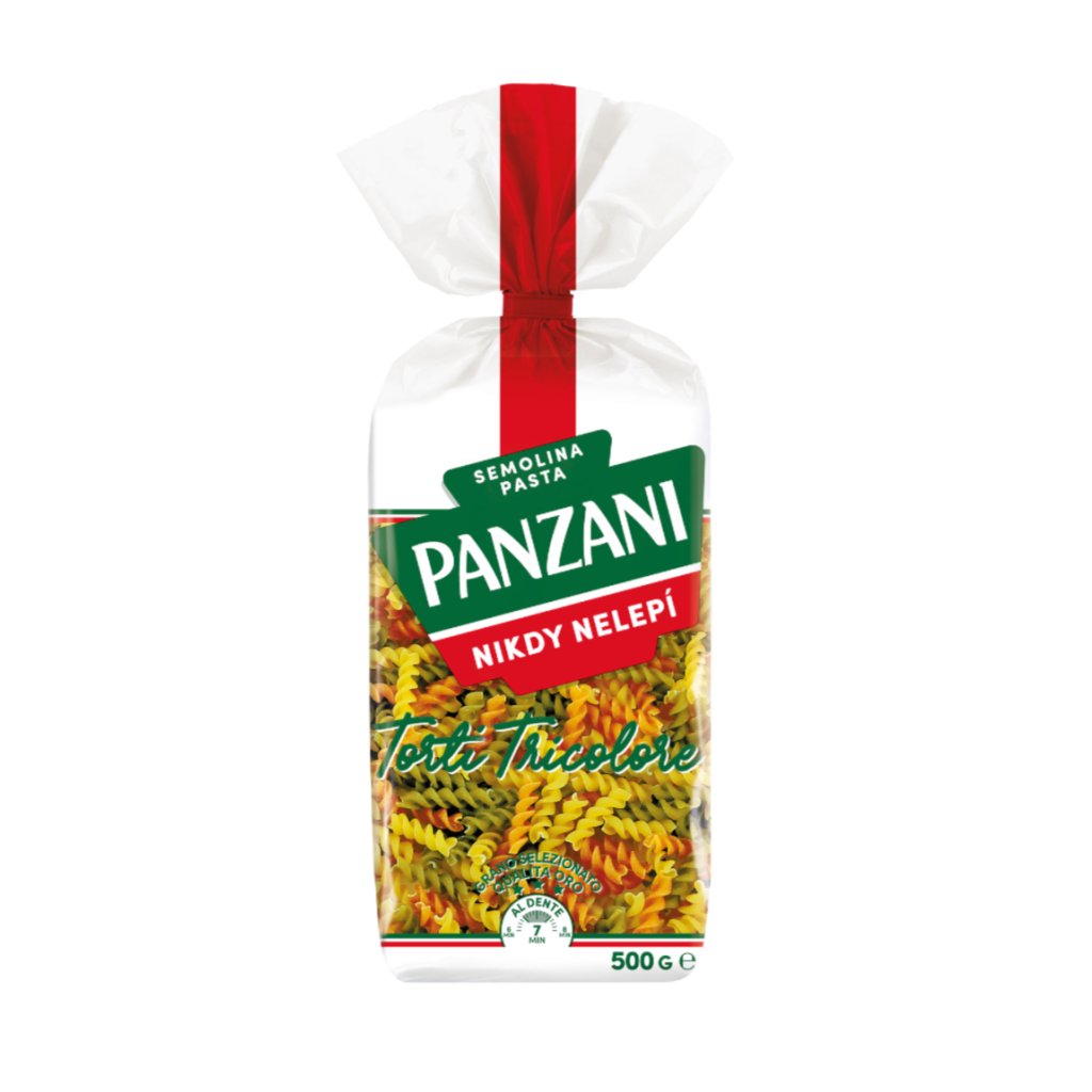 Panzani Torti Tricolore Celozrnné 500g  500g