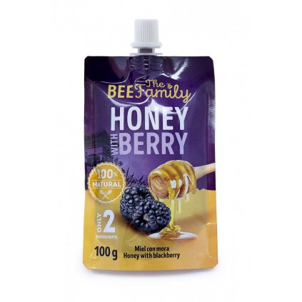 The Bee Family Honey with berry Ostružina 100g  100g