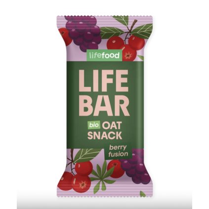 Lifebar - Oat snack ovocný BIO 40g  40g