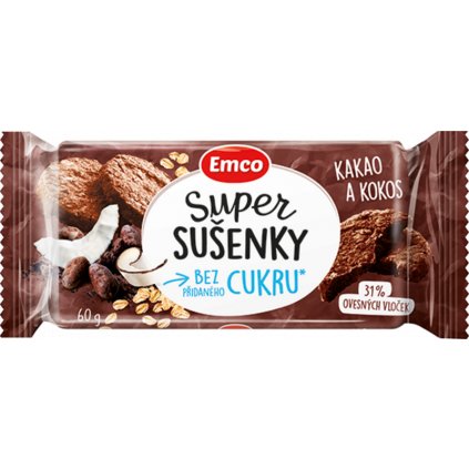 sušenky kakao a koks