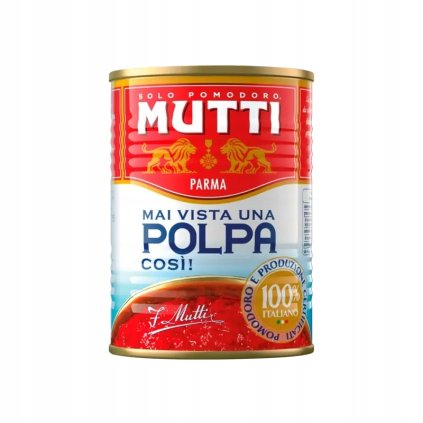 Rajcatova polpa Mutti 400g