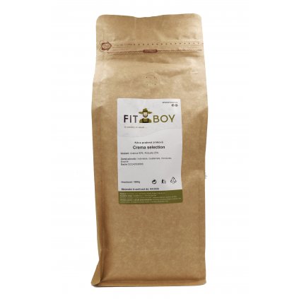 FITBOY Crema Selection zrnková káva 80/20 1kg  1kg