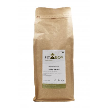 FITBOY Crema Barista zrnková káva 70/30 1kg  1kg