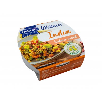 3055 lososový salát WELLNESS INDIA NEKTON EO 160g