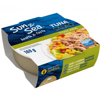 8588002218569 Salat s tuakem stylu Toscana 160g SunSea